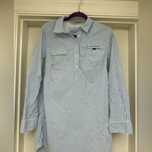 Vineyard Vines Seersucker Performance Coverup